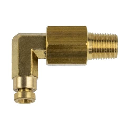 90 Degree Male Swivel Elbow Brass PTC Fitting | DP-245040 | Duraparts